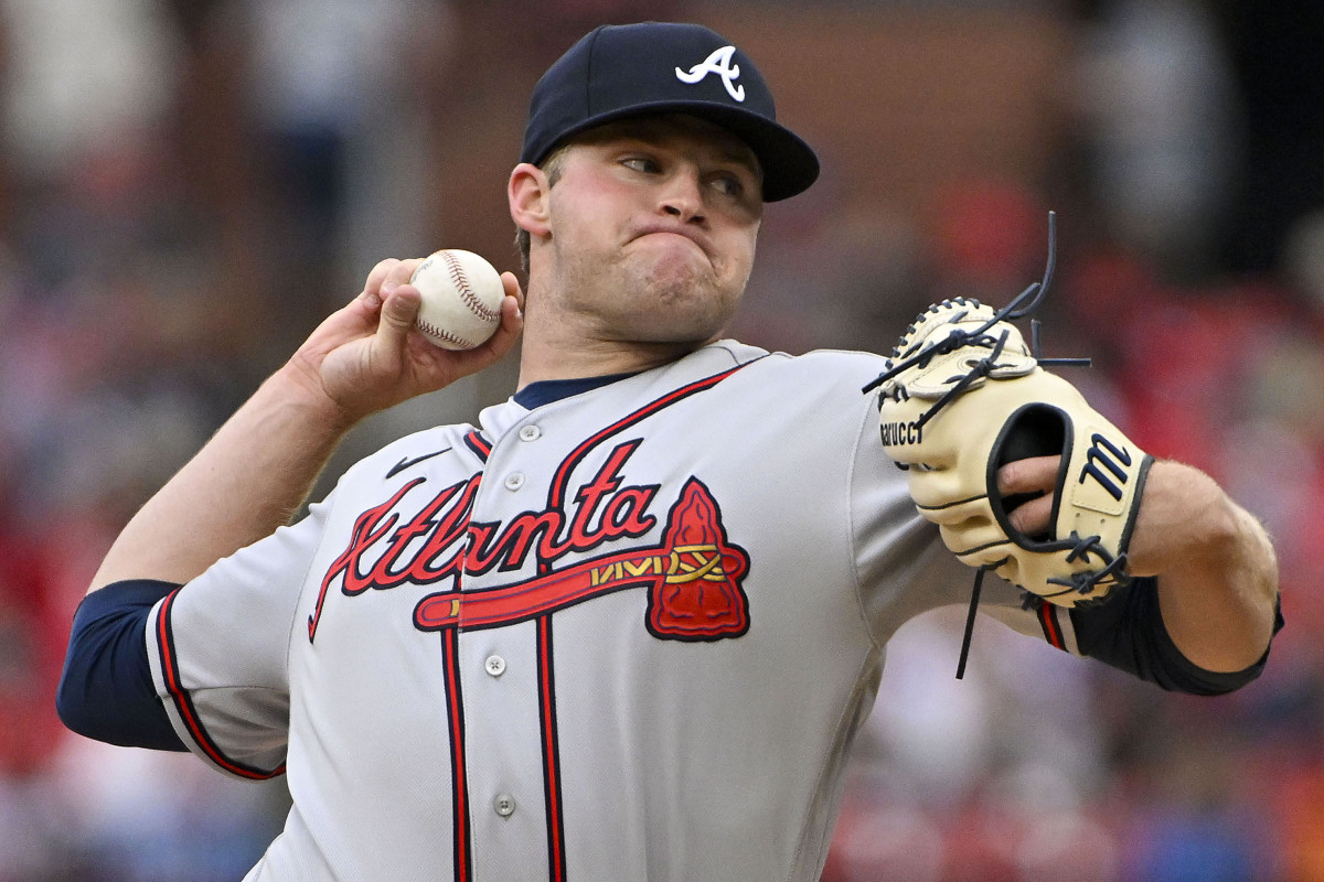 Atlanta Braves pitcher Bryce Elder